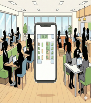 「らくーざ」で実現！複数企業が同居するオフィスでの座席管理術